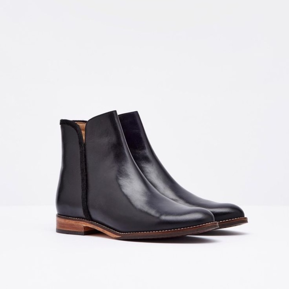 Joules Westminster Black Chelsea Boots 38